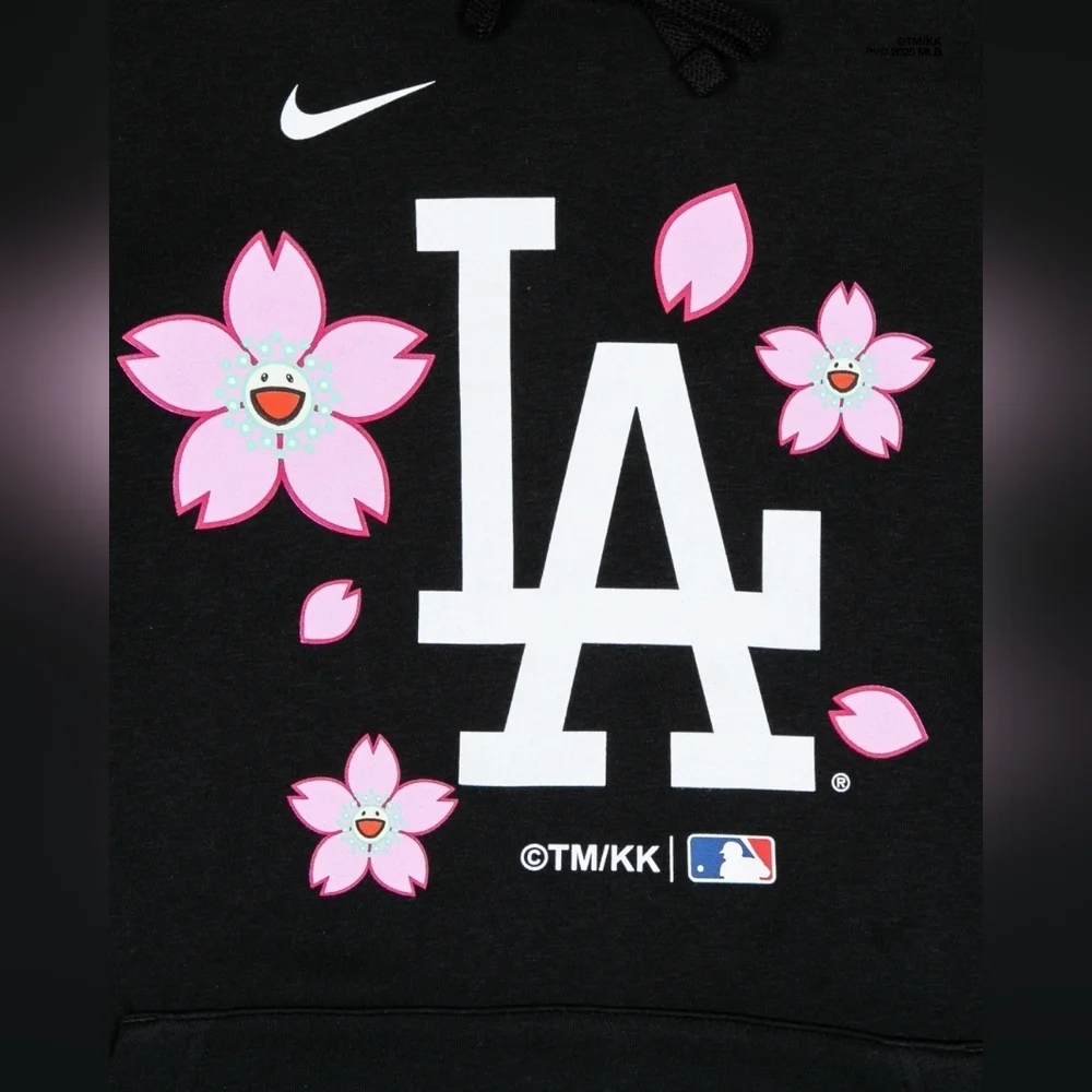 Nike x Takashi Murakami x MLB Dodgers Hoodie Black – New w/ Tags (Large)